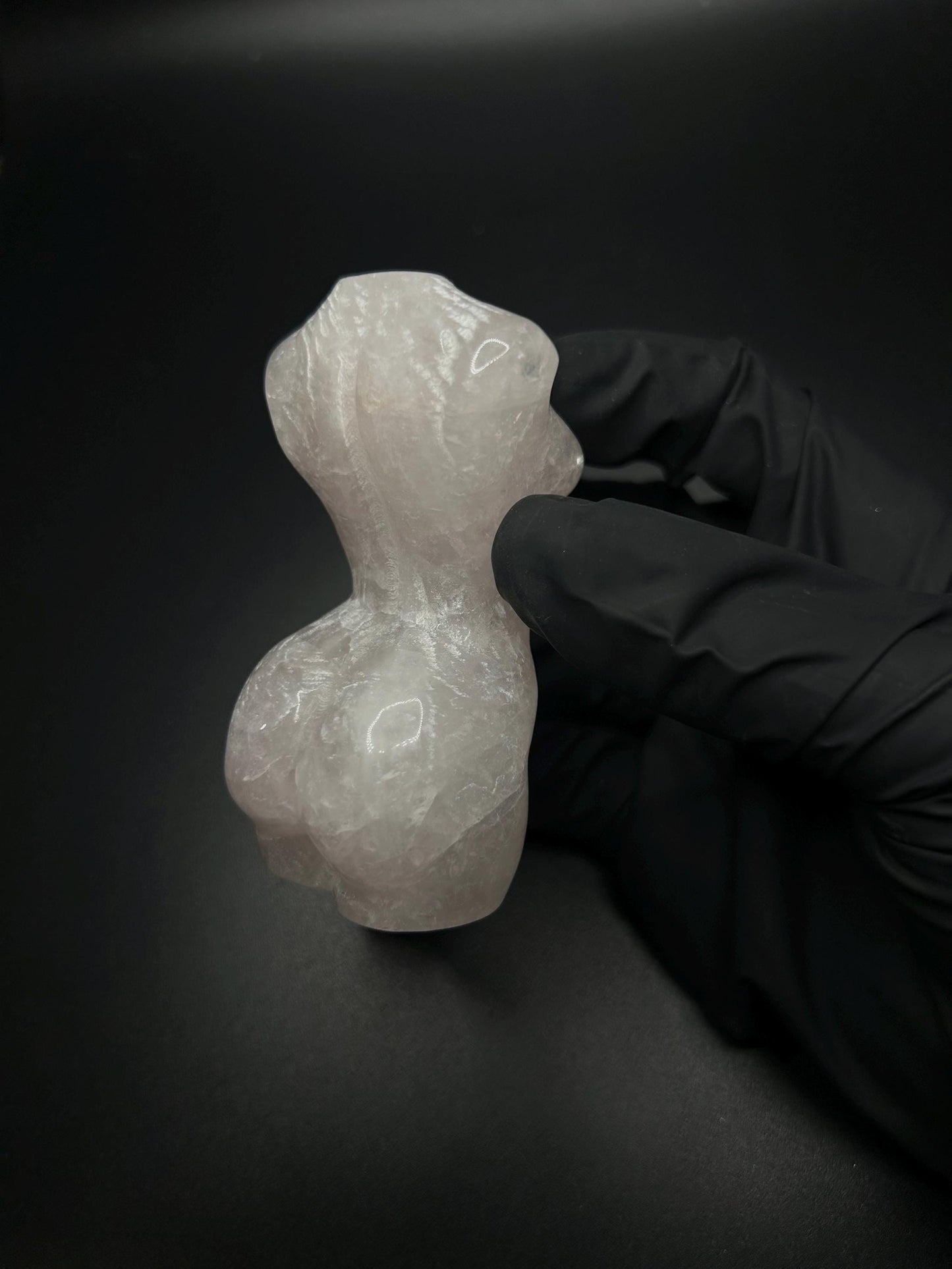 Rose Quartz Goddess Body Crystal, Divine Feminine Sculpture, Self Love Crystal Statue, Healing Crystal Decor, Spiritual Gift for Her