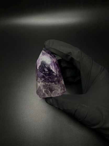 Amethyst Tower, Crystal Stone, Gemstone, Witchy Home Decor, Altar Spell Supplies 100-150 grams 1x
