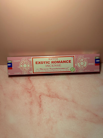 Exotic Romance Incense Sticks, Seductive Scented Incense for Love, Mood Setting, Passion ,Aromatherapy for Attraction
