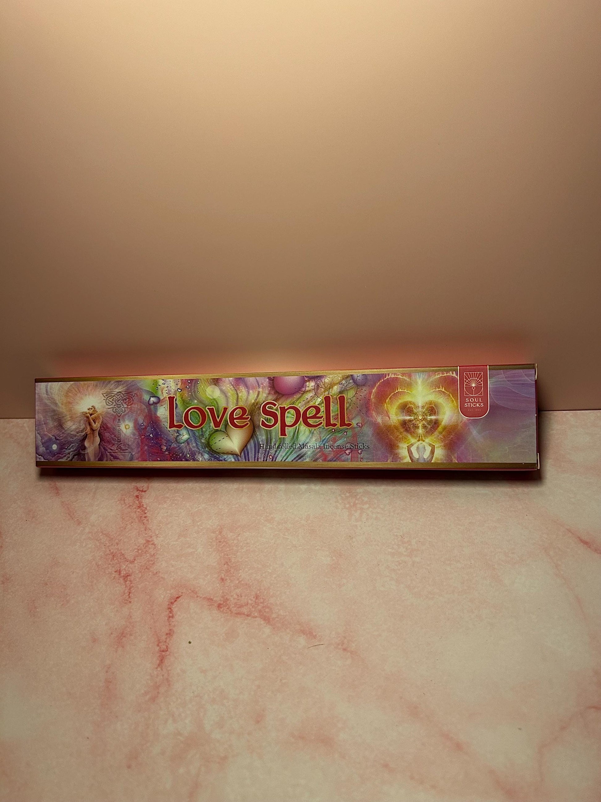 Love Spell Incense Sticks – Romantic Scented Incense for Attraction, Passion, Manifestation, Incense for Love Rituals, Magic