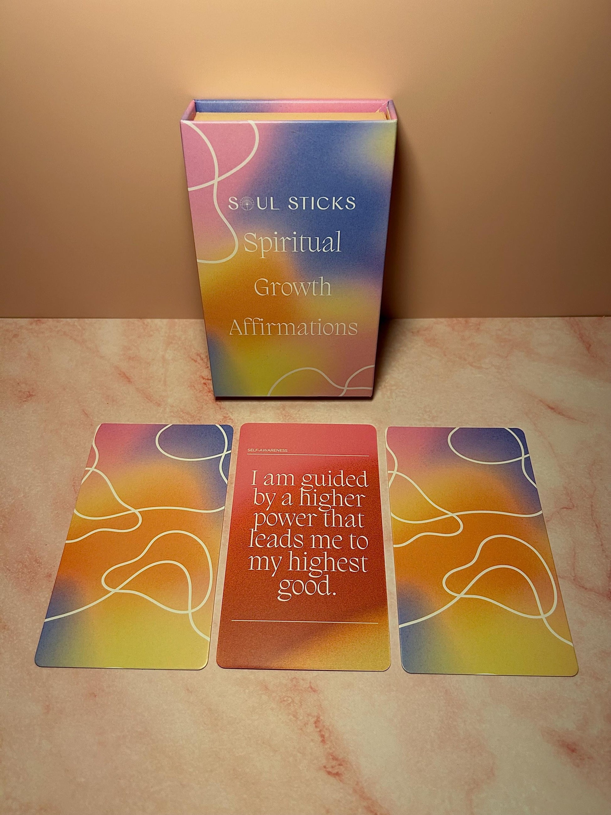Affirmation Card Deck for Spiritual Growth – 36 Daily Positive Affirmation Cards for Mindfulness, Self-Love, and Inner Healing