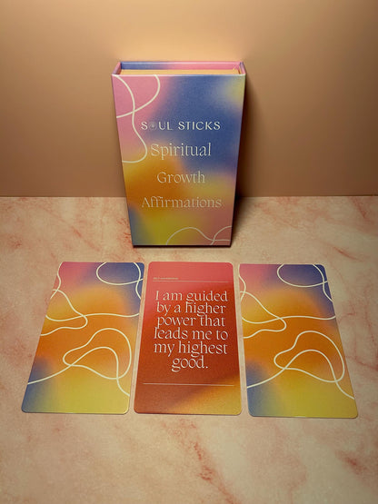 Affirmation Card Deck for Spiritual Growth – 36 Daily Positive Affirmation Cards for Mindfulness, Self-Love, and Inner Healing
