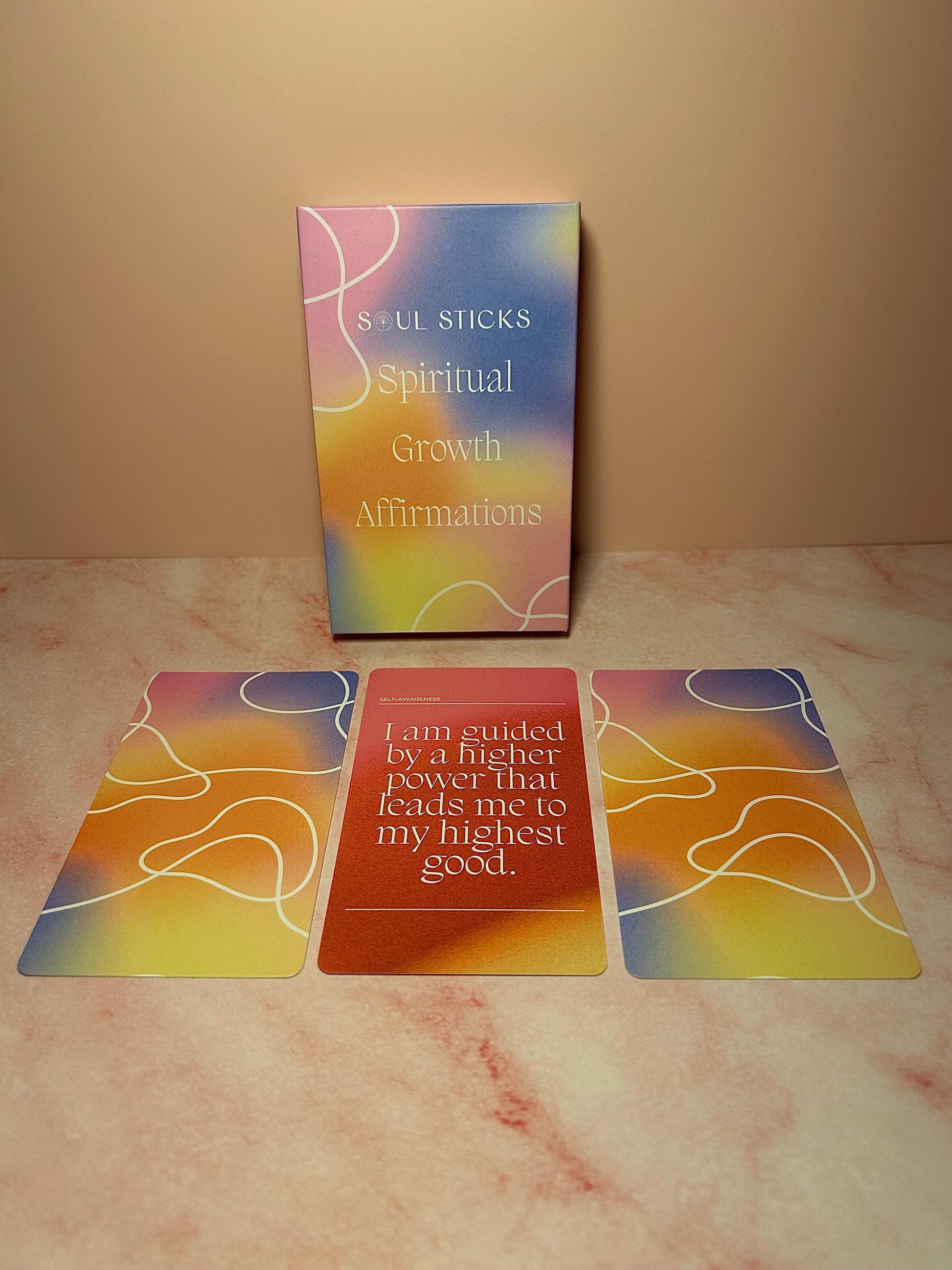 Affirmation Card Deck for Spiritual Growth – 36 Daily Positive Affirmation Cards for Mindfulness, Self-Love, and Inner Healing