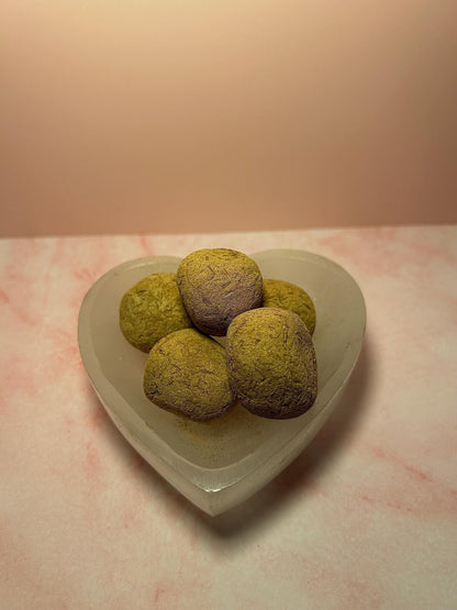 Cinnamon Smudge Balls 5 Pack – Spiritual Cleansing & Protection,!Handcrafted Herbal Incense for Manifestation, Energy Clearing, Money Work