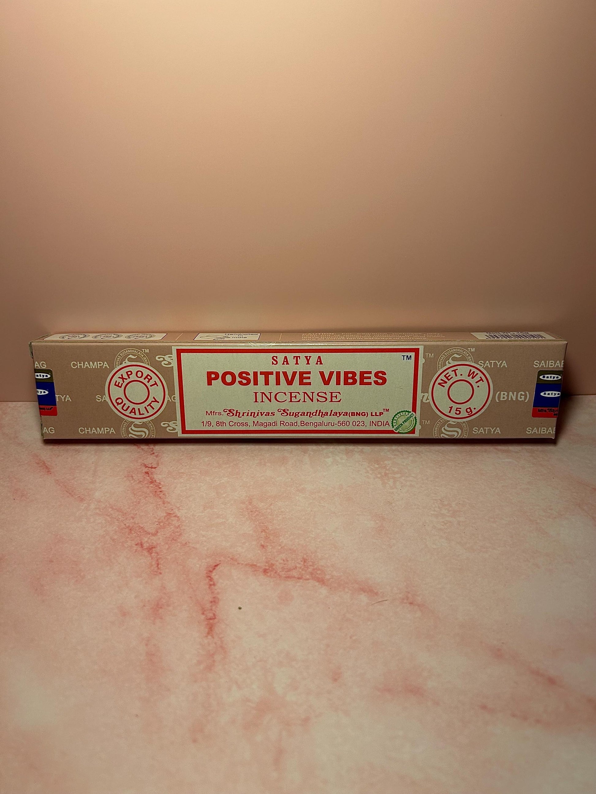 Positive Vibes Incense Sticks , Uplifting Aromatherapy for Energy Cleansing, Mood Boost, Spiritual Vibes, Hand-Dipped Scented Incense