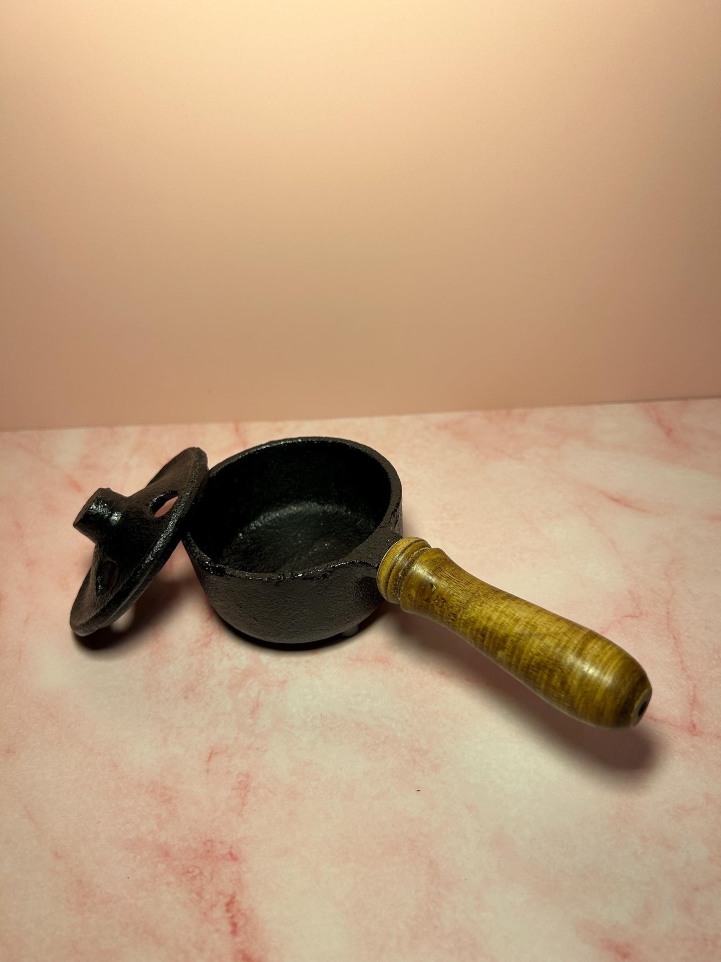 Cast Iron Charcoal Burner for Resin Incense – Durable Incense Burner for Charcoal Discs, Resin, Herbs, Smudge & Loose Incense Rituals