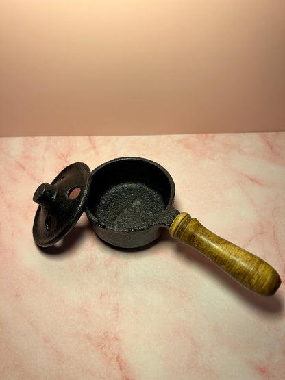 Cast Iron Charcoal Burner for Resin Incense – Durable Incense Burner for Charcoal Discs, Resin, Herbs, Smudge & Loose Incense Rituals