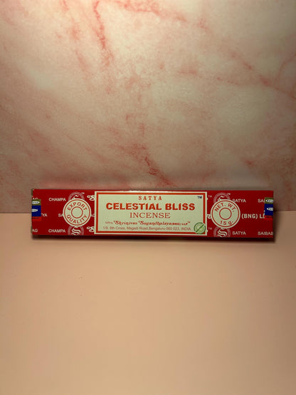 Celestial Bliss Incense Sticks, Soothing Spiritual Scent for Moon Rituals, Meditation & Cosmic Vibes, Handcrafted Aromatherapy Incense