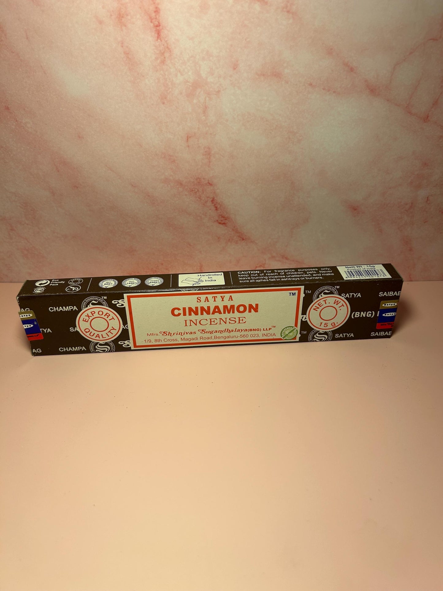 Cinnamon Incense Sticks, Natural Aromatherapy Incense for Protection, Manifestation & Cozy Home Fragrance