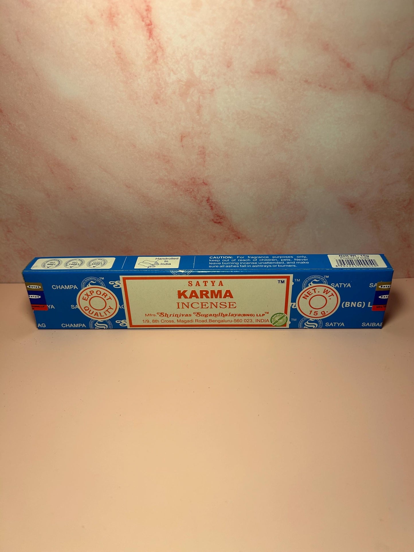 Karma Incense Sticks, Natural Spiritual Incense for Energy Balance, Aura Cleansing & Meditation, Handcrafted Aromatherapy Blend