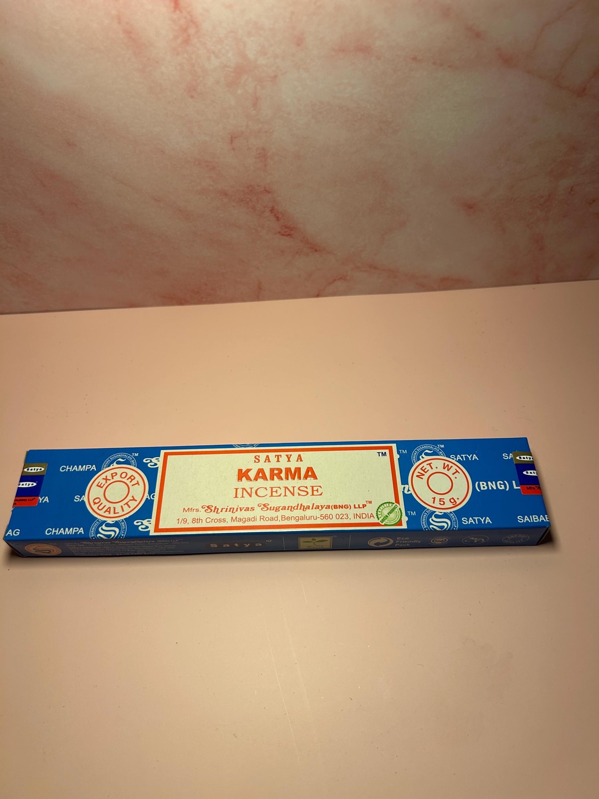Karma Incense Sticks, Natural Spiritual Incense for Energy Balance, Aura Cleansing & Meditation, Handcrafted Aromatherapy Blend