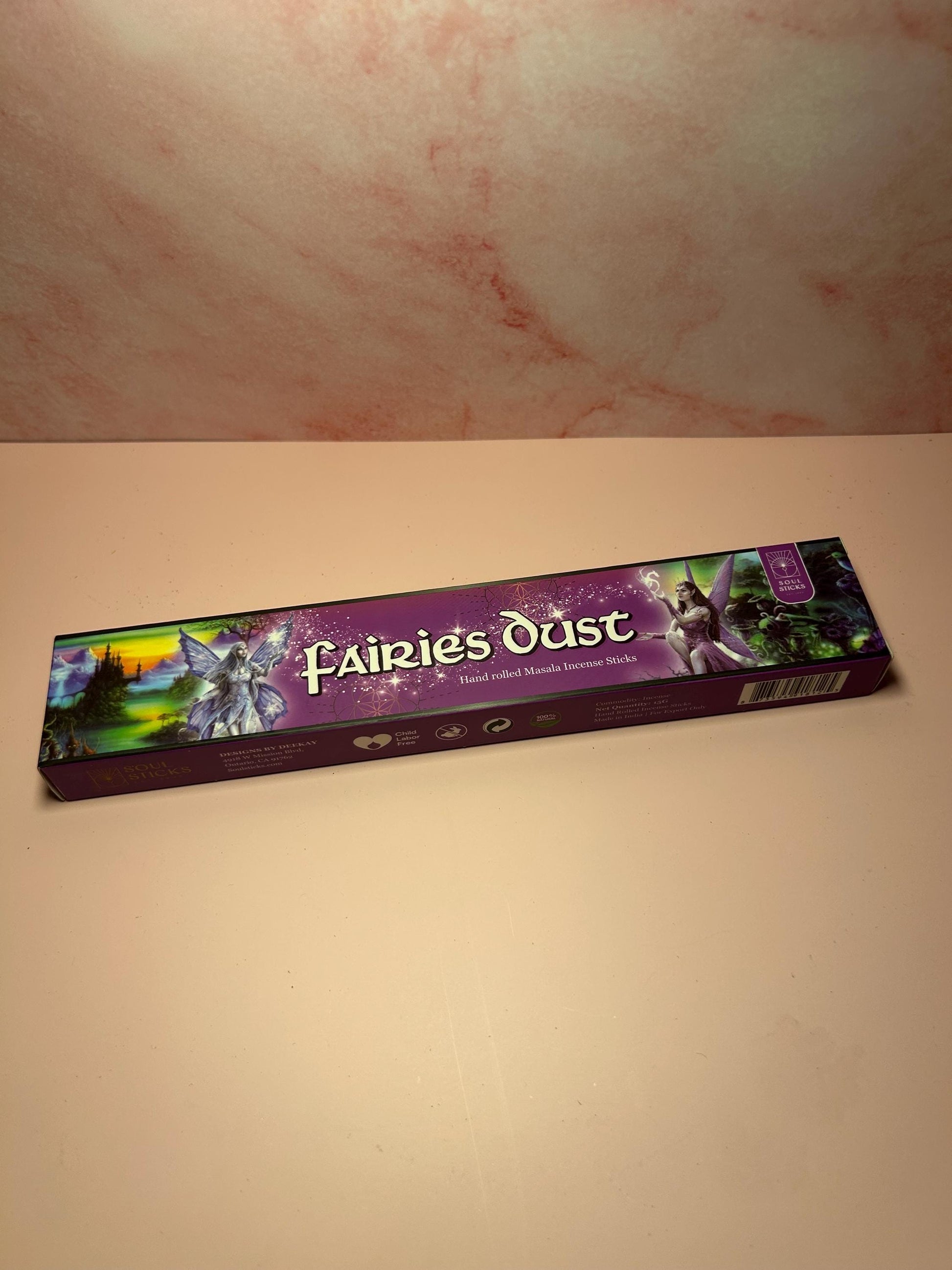 Fairies Dust Incense Sticks, Enchanted Floral Magical Scented Incense for Meditation, Witchcraft, Fantasy Rituals, and Spiritual Cleansing