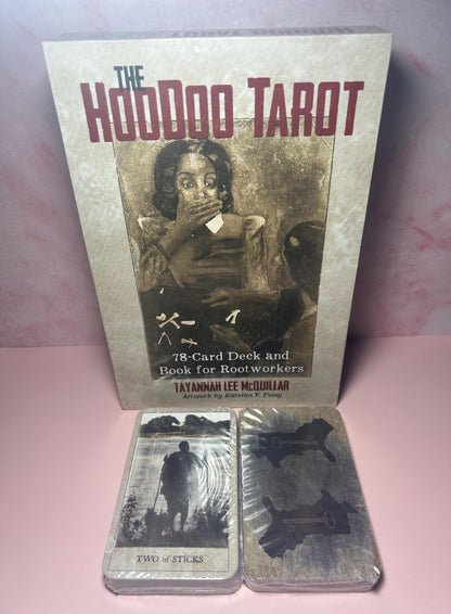 Hoodoo Tarot Deck, Rooted in African American Hoodoo Tradition, Spiritual Divination Cards, Ancestor Wisdom Rootwork Oracle Deck