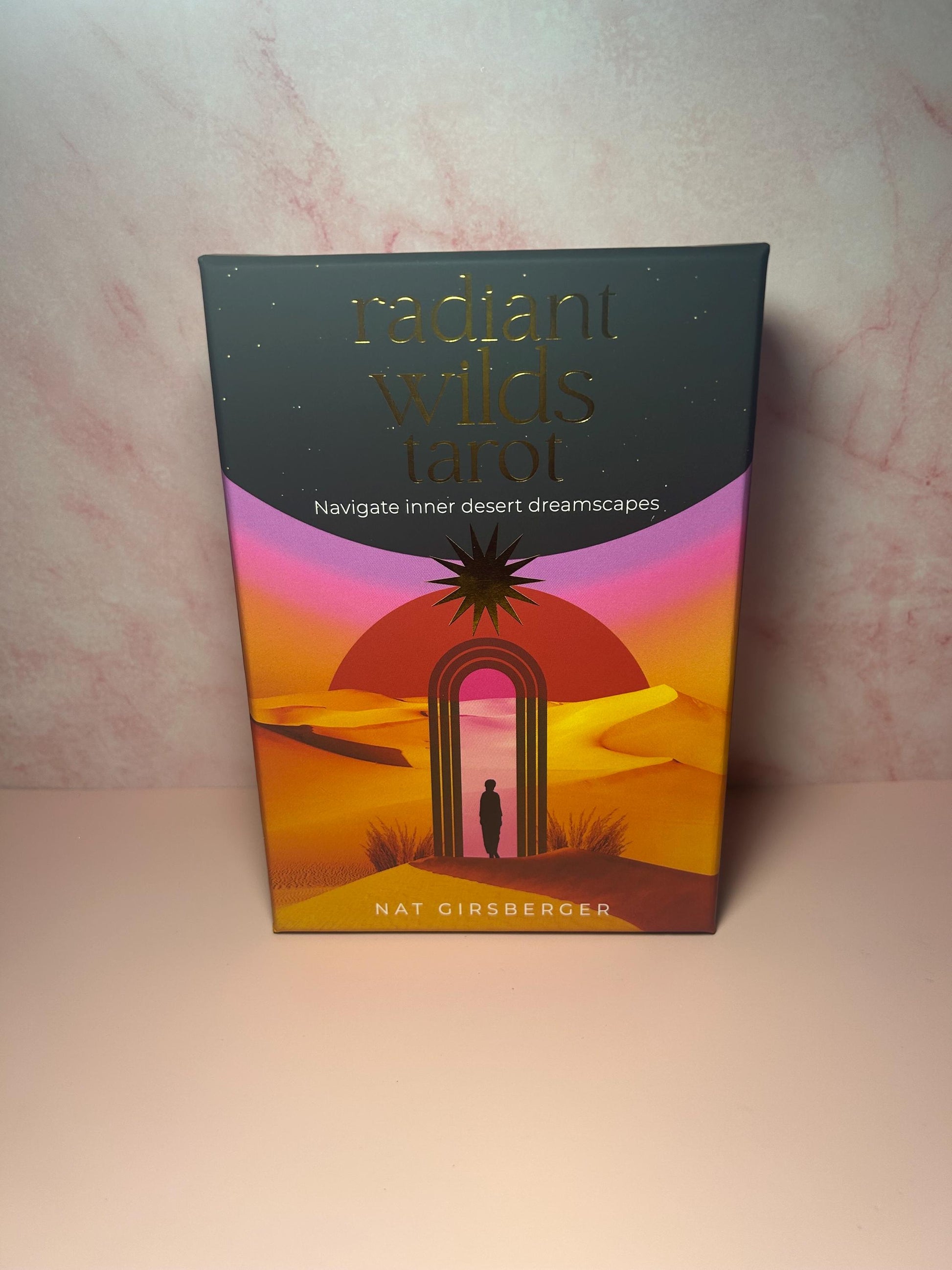 Radiant Tarot Deck, Desert Dreamscape Tarot Cards, Mystical Divination Deck, Surreal Oracle Cards, Boho Spiritual Gift