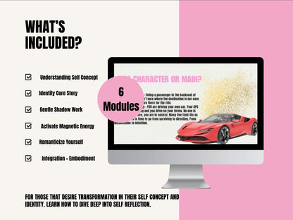 Main Character Energy Manifestation Course, 6-Module Self Concept Healing & Identity Shifting, Romanticize Your Life, Manifest Dreams