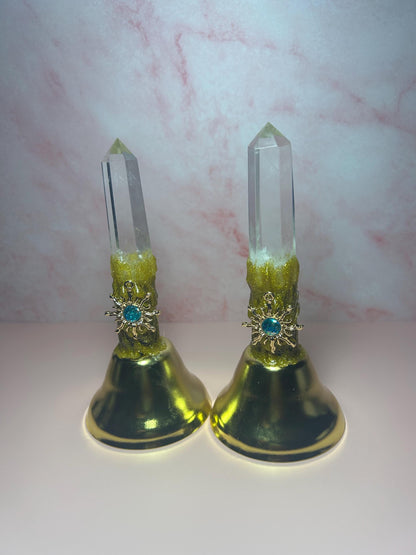 Crystal Quartz Bell for Sound Healing, Meditation, Energy Clearing, Chakra Balancing, High Vibration Decor, Spiritual Gift