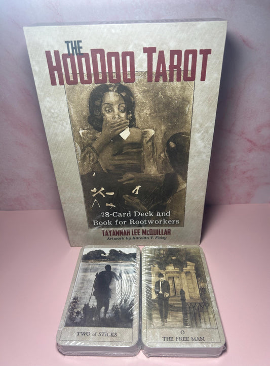 Hoodoo Tarot Deck, Rooted in African American Hoodoo Tradition, Spiritual Divination Cards, Ancestor Wisdom Rootwork Oracle Deck