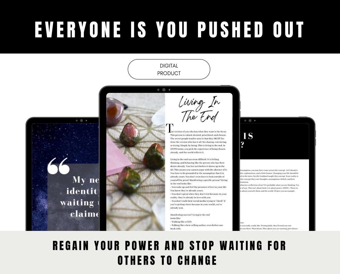 Everyone Is You Pushed Out Guide, Law of Assumption Manifestation PDF, Digital Self-Concept Workbook, EIYPO Manifesting Tool