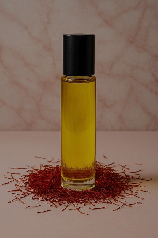 10ML Roll On Fragrance Oil, Vibrant Saffron Perfume, Unisex Light Saffron Scent, Perfume Oil
