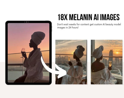 18 Faceless Luxury Melanin Self Care Stock Images, Black Woman Aesthetic Lifestyle, Beauty, Self Love, Content Creator