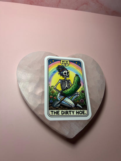 The Psychic Tarot Card Sticker, Witchy Holographic Tarot Decal, Spiritual Psychic Gifts, Celestial Aesthetic Vinyl Sticker for Journals