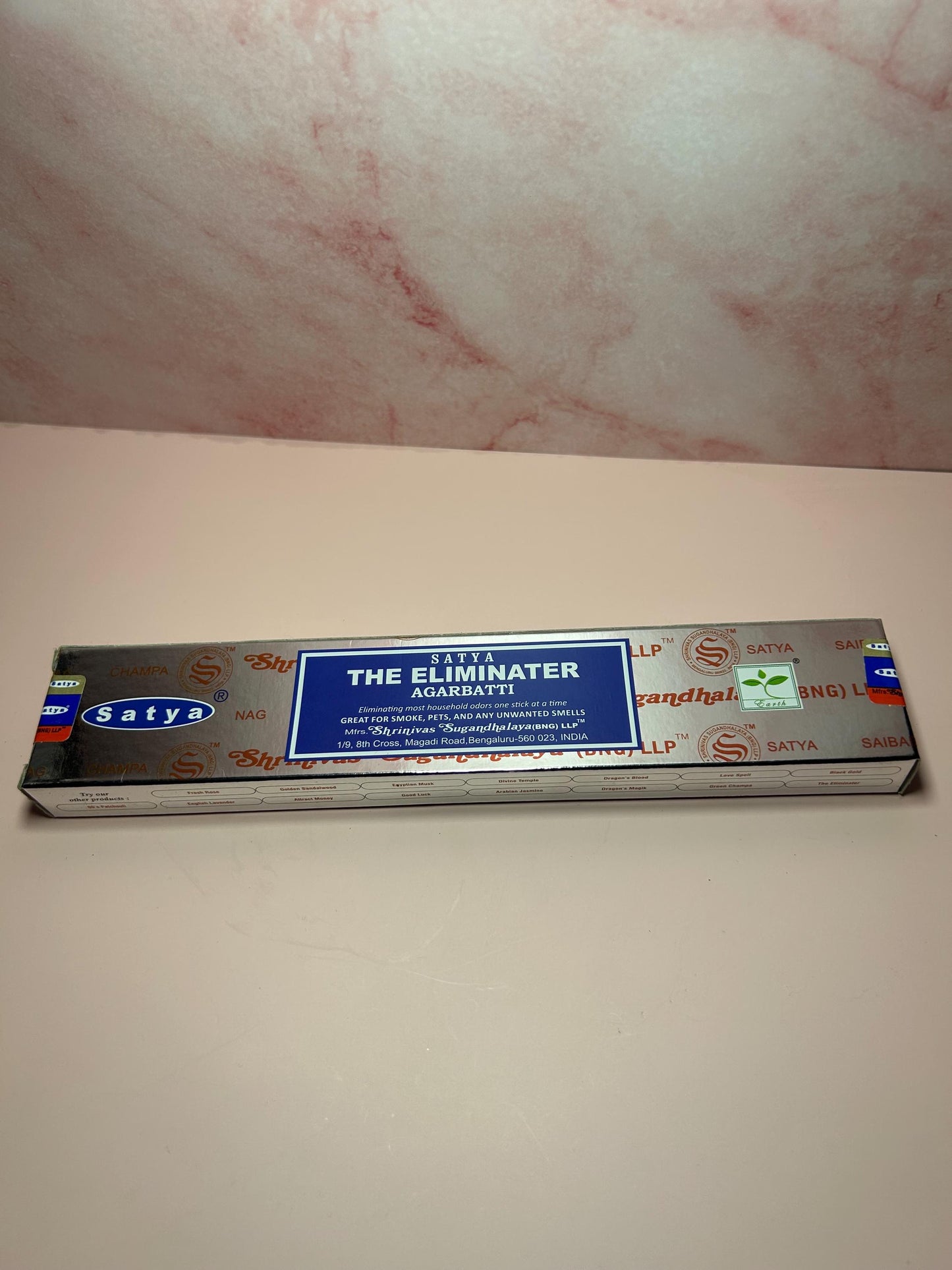 Satya The Eliminator Incense Sticks, Energy Cleansing, Odor Neutralizing, Meditation, Spiritual Smudging, Aromatherapy Gift