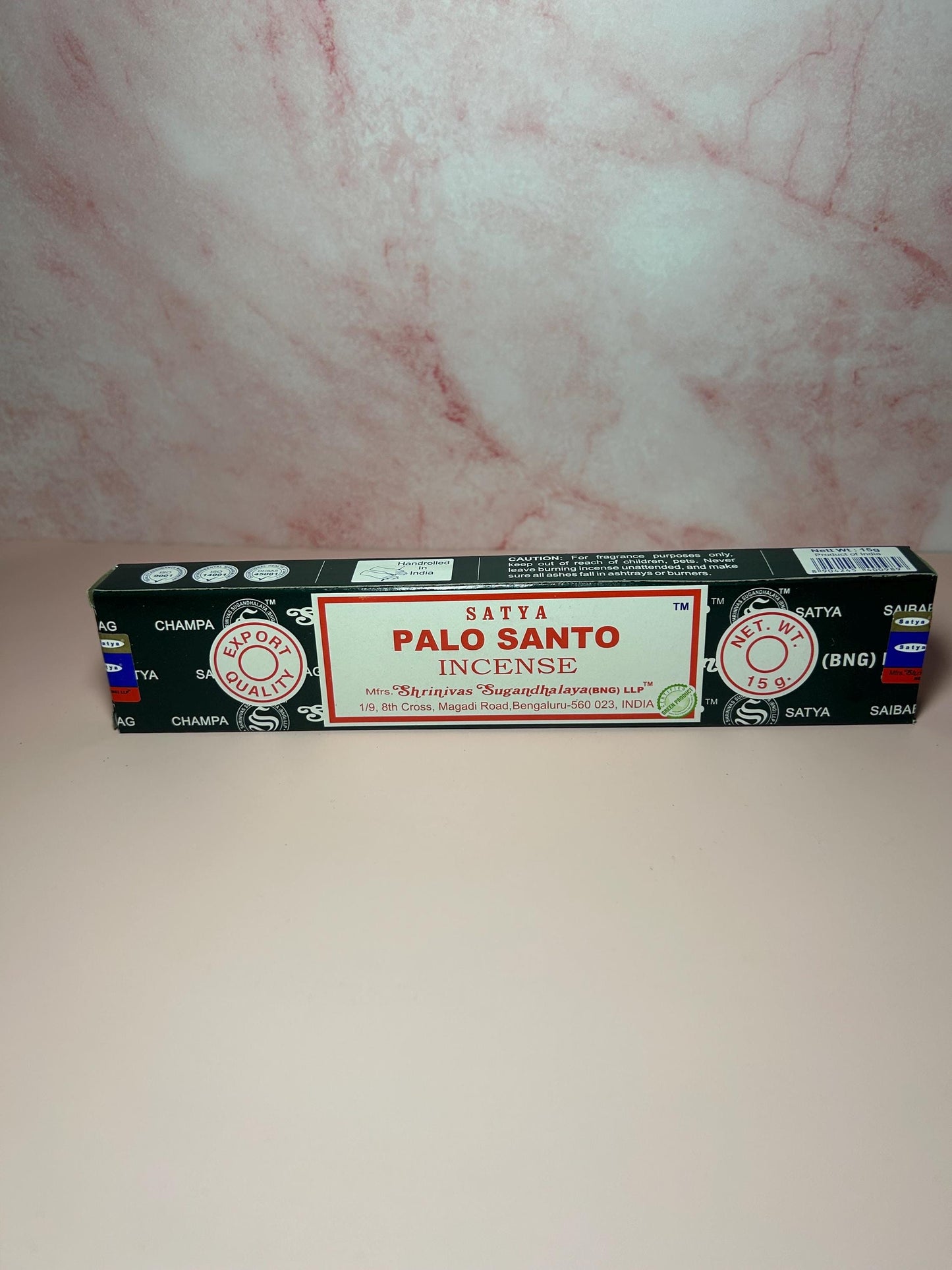 Satya Palo Santo Incense Sticks, Cleansing & Protection, Spiritual Smudge, Meditation Yoga Aroma, Natural Stress Relief Fragrance