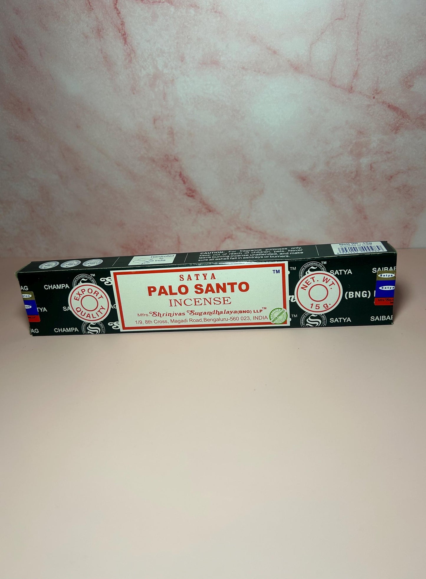 Satya Palo Santo Incense Sticks, Cleansing & Protection, Spiritual Smudge, Meditation Yoga Aroma, Natural Stress Relief Fragrance