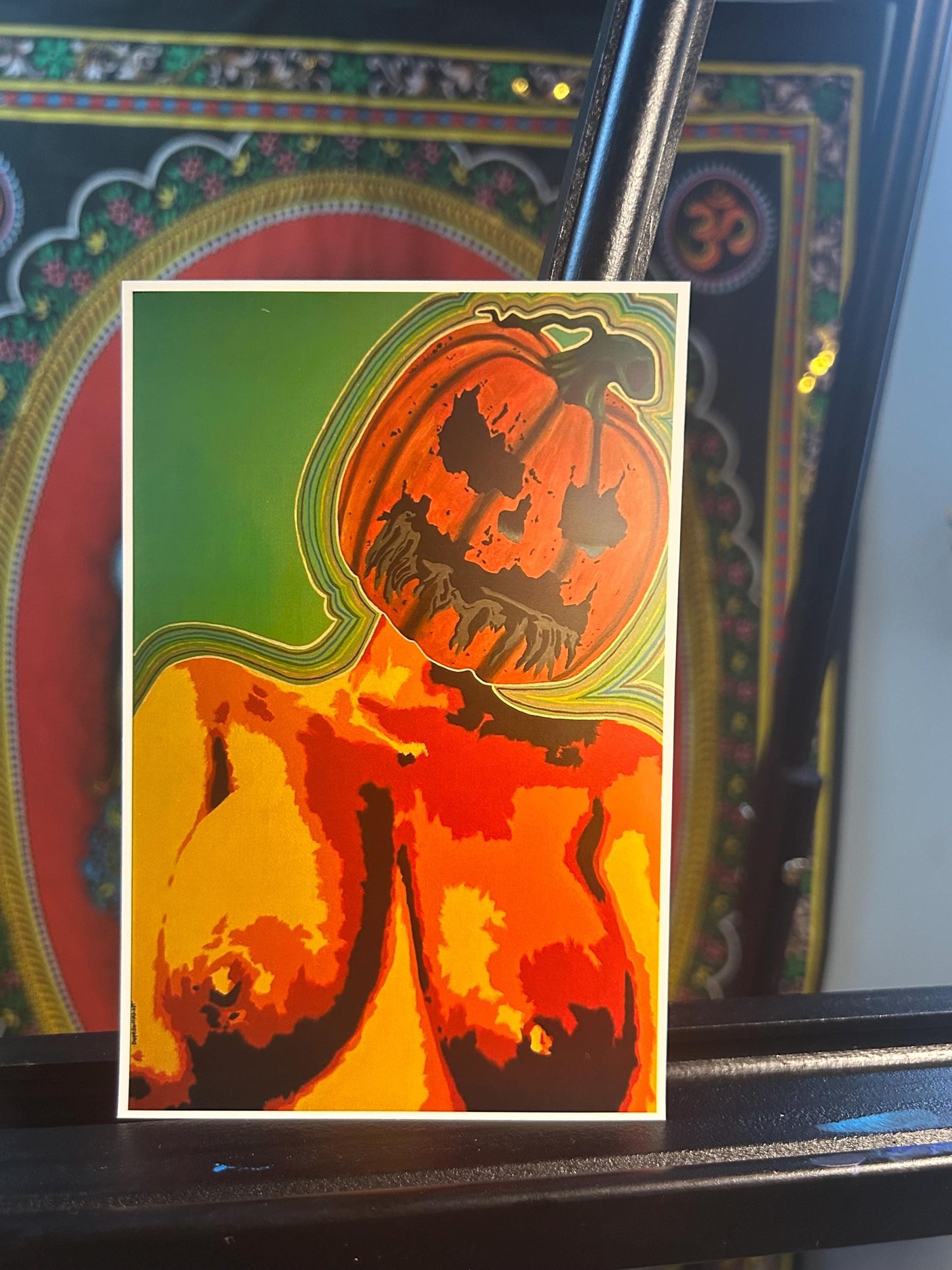 Mini 4x6 Spooky Erotic Woman Art Print, Halloween Wall Art, Dark Feminine Acrylic Artwork, Home Decor, Spooky Aesthetic