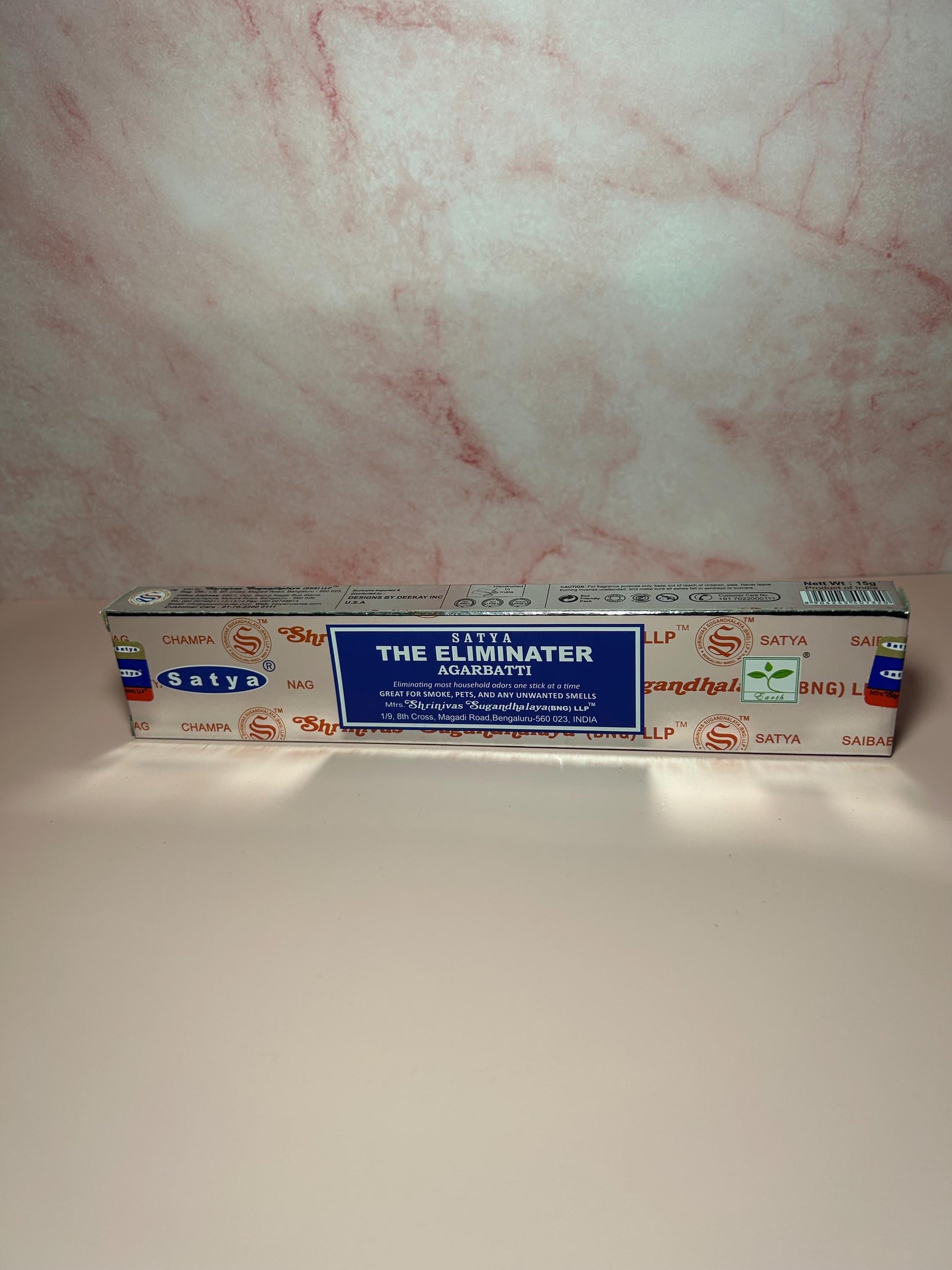 Satya The Eliminator Incense Sticks, Energy Cleansing, Odor Neutralizing, Meditation, Spiritual Smudging, Aromatherapy Gift