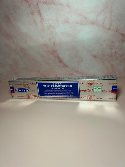 Satya The Eliminator Incense Sticks, Energy Cleansing, Odor Neutralizing, Meditation, Spiritual Smudging, Aromatherapy Gift