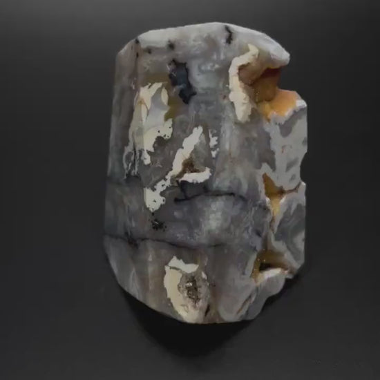 Pink Moss Agate Crystal, Heart Chakra Healing Stone for Self Love And Balance, Raw Natural Moss Agate Crystal for Energy Cleansing, Emotion