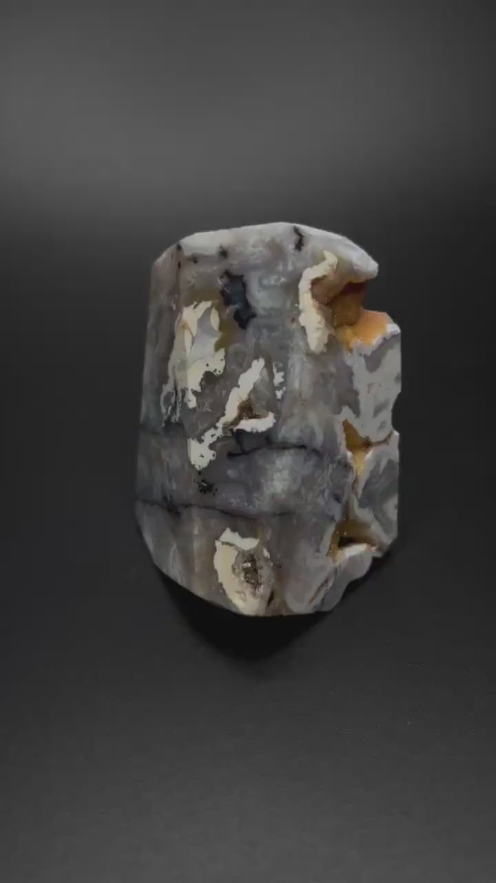 Pink Moss Agate Crystal, Heart Chakra Healing Stone for Self Love And Balance, Raw Natural Moss Agate Crystal for Energy Cleansing, Emotion