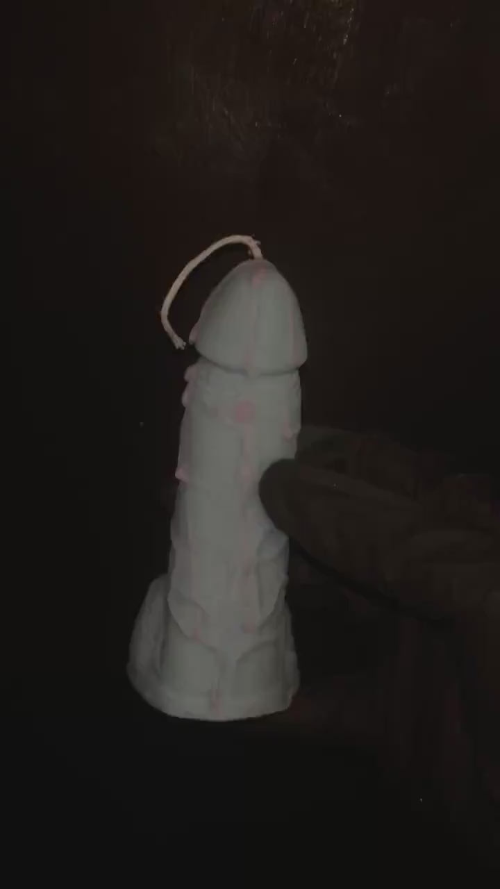 Penis Shaped Candle, Witchcraft Supplies, Altar Ritual, Gift For Witch, Cotton Candle Soy Wax