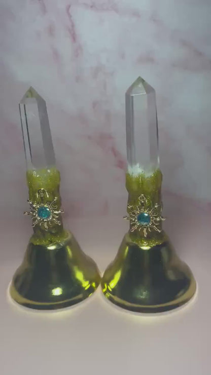 Crystal Quartz Bell for Sound Healing, Meditation, Energy Clearing, Chakra Balancing, High Vibration Decor, Spiritual Gift