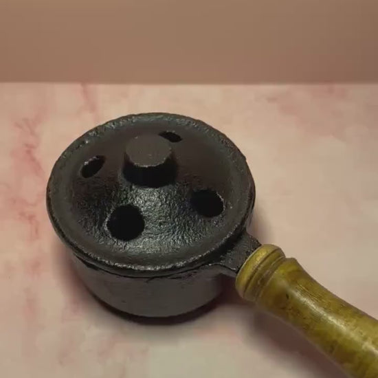 Cast Iron Charcoal Burner for Resin Incense – Durable Incense Burner for Charcoal Discs, Resin, Herbs, Smudge & Loose Incense Rituals