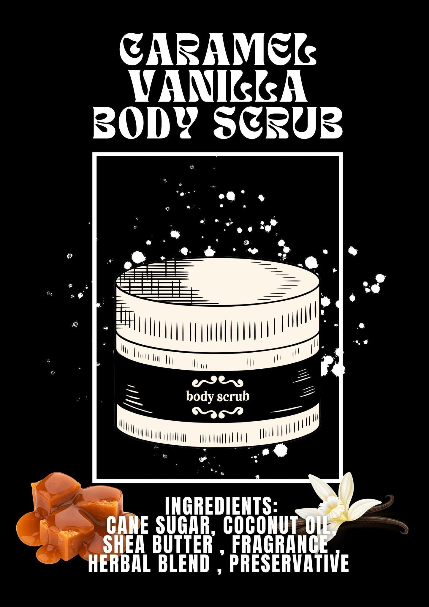 Caramel Vanilla Body Scrub