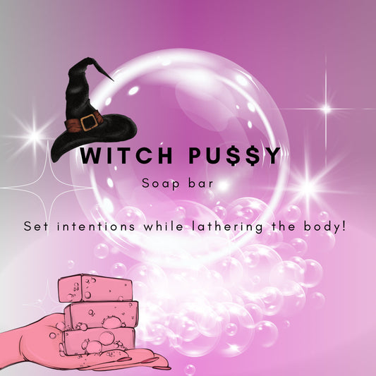 Witch Pu*sy Shimmering Soap bar  | Self love | Divine feminine | Cake Scent